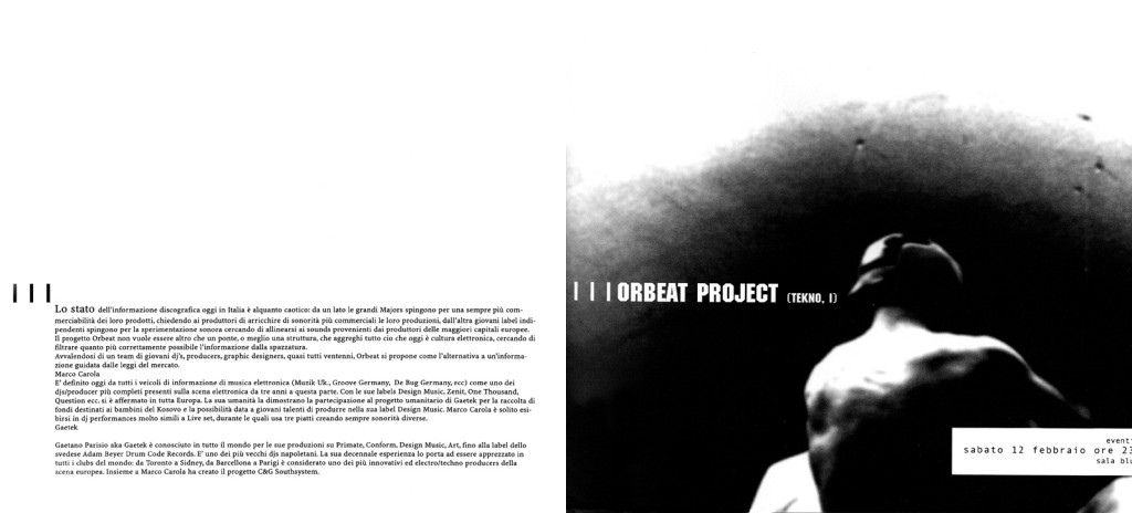 Rivista Link Project 2000, gennaio-febbraio, Orbeat Night