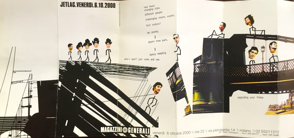 Flyer di ottobre 2000 di Jetlag 