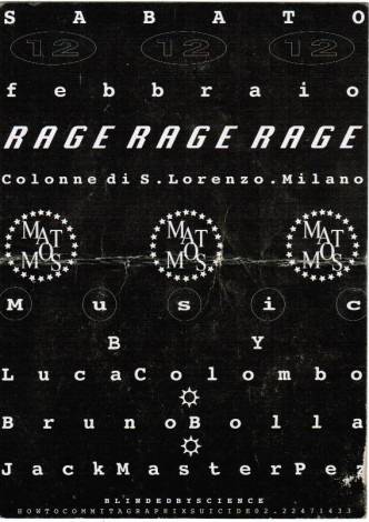 Matmos @ Rage - 1993